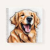 Carnet Retriever doré (Devant)