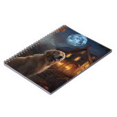 Carnet Retriever doré Halloween effrayant (Côté gauche)