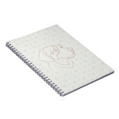 Carnet Retriever doré motif doré (Côté Droit)