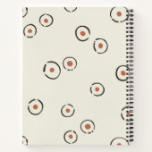 Carnet Retro 70s Wildflower & Polka Dot Personalized (Dos)