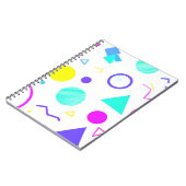 Carnet Retro 80s Memphis Geometric Pattern (Côté gauche)
