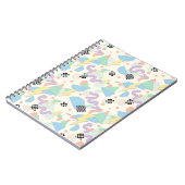 Carnet Retro 90s Memphis Aesthetic Pattern (Côté gauche)