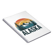 Carnet Retro Alaska Sunset Adventure  (Côté Droit)