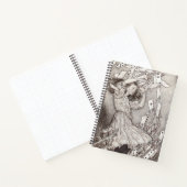 Carnet Retro Alice Falling Cards Victorian Design (Intérieur)