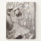 Carnet Retro Alice Falling Cards Victorian Design (Dos)