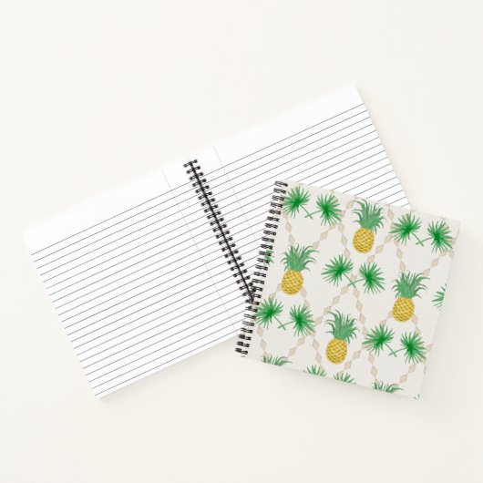 Carnet Rétro, ananas (Intérieur)