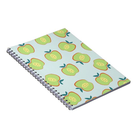 Carnet Retro Apple Fruit Pattern Notebook (Côté Droit)