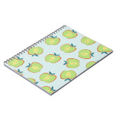 Carnet Retro Apple Fruit Pattern Notebook (Côté gauche)