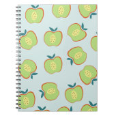 Carnet Retro Apple Fruit Pattern Notebook (Devant)