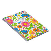 Carnet Retro Bloom Floral (Côté Droit)