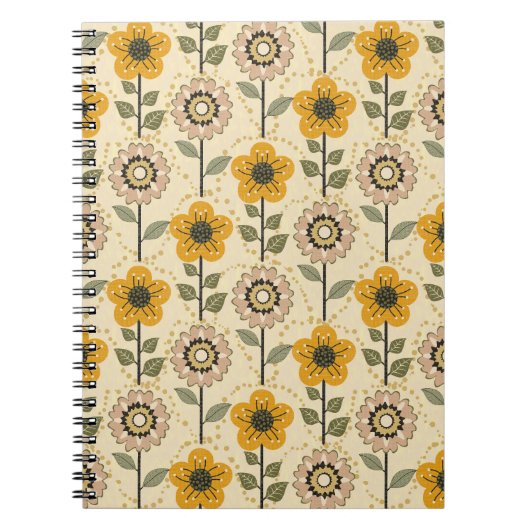 Carnet Retro Bloom Harmony (Devant)