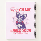 Carnet Retro Bowtie Chihuahua Graphisme - Conserver la ci (Dos)