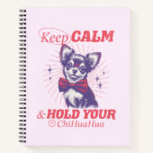 Carnet Retro Bowtie Chihuahua Graphisme - Conserver la ci (Devant)