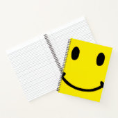 Carnet Retro Bright Big Yellow Smile Face (Intérieur)