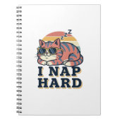 Carnet Retro Cat Nap Quote Lined Notebook (Devant)