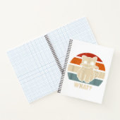 Carnet Rétro Ce Chat Couteau Meow Kitty Funny Chats Maman (Intérieur)