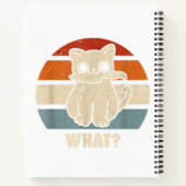 Carnet Rétro Ce Chat Couteau Meow Kitty Funny Chats Maman (Dos)