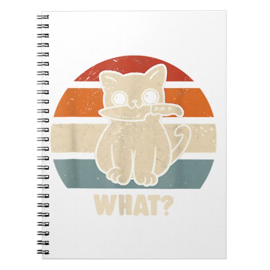 Carnet Rétro Ce Chat Couteau Meow Kitty Funny Chats Maman (Devant)