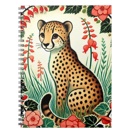 Carnet Retro Cheetah (Devant)