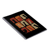 Carnet Rétro Chess Pieces (Côté Droit)