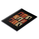 Carnet Rétro Chess Pieces (Côté gauche)