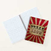 Carnet Retro Circus Poster FreShow (Intérieur)