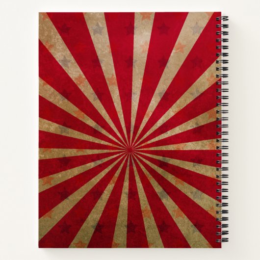 Carnet Retro Circus Poster FreShow (Dos)