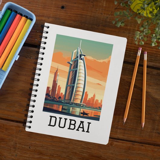 Carnet Retro Classic Travel Dubai UAE