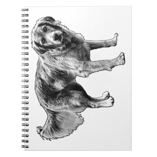 Carnet Retro Comic Chien (Devant)