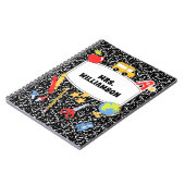 Carnet  Retro Composition Notebook Back to School  (Côté gauche)