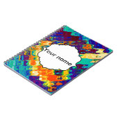 Carnet Rétro conception d'abrégé sur texture (Côté gauche)