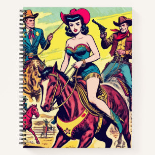 Carnet Retro Country Western Comics
