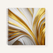 Carnet Retro d'or blanc (Devant)