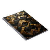 Carnet Rétro d'or noir (Côté Droit)