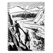 Carnet Rétro escalade de roche (Devant)