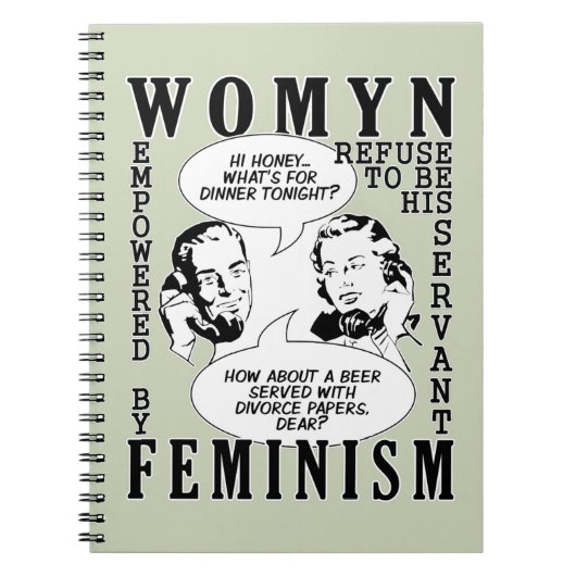 Carnet Retro Feminist Humor (Devant)