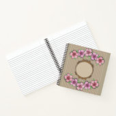 Carnet Rétro , floral (Intérieur)