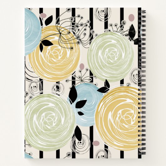 Carnet Rétro, Flower Patch (Dos)