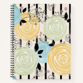 Carnet Rétro, Flower Patch (Devant)