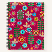 Carnet Rétro, Flower Patch (Devant)