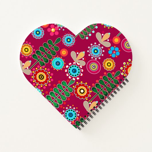 Carnet Rétro, Flower Patch (Dos)