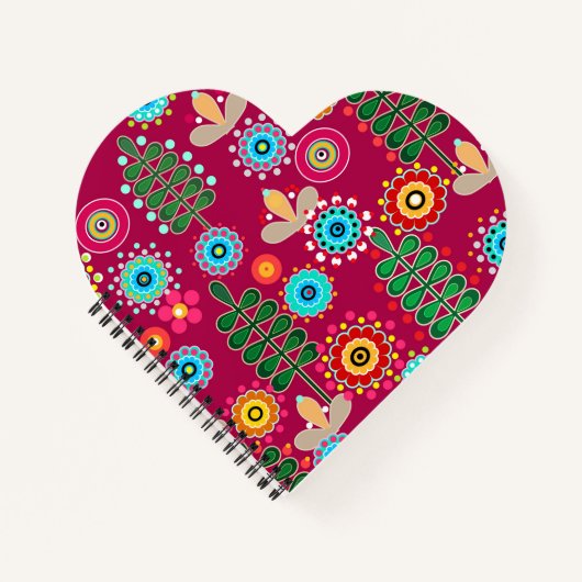 Carnet Rétro, Flower Patch (Devant)