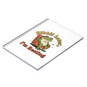 Carnet Retro Frog Funny Quote Lined Notebook (Côté gauche)