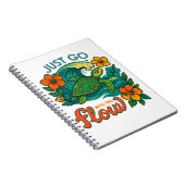 Carnet Retro Funny Turtle Shell Oui C'Est L'Été (Côté Droit)