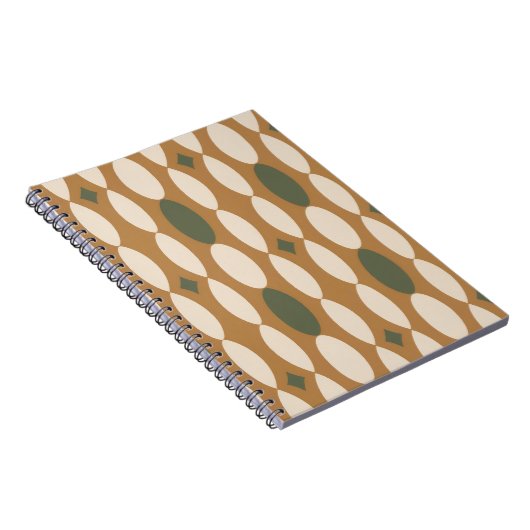 Carnet Retro Geometric Spiral Notebook (Côté Droit)