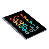 Carnet Retro Golfer (Côté Droit)