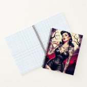 Carnet Retro Gothic Girl (Intérieur)