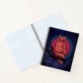 Carnet Retro Gothic Night Owl Moon Spiral Notebook (Intérieur)