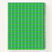 Carnet Retro Green Plaid Custom Food Recipe (Dos)