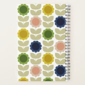 Carnet Retro Groovy Summer Flowers Stems (Verso)